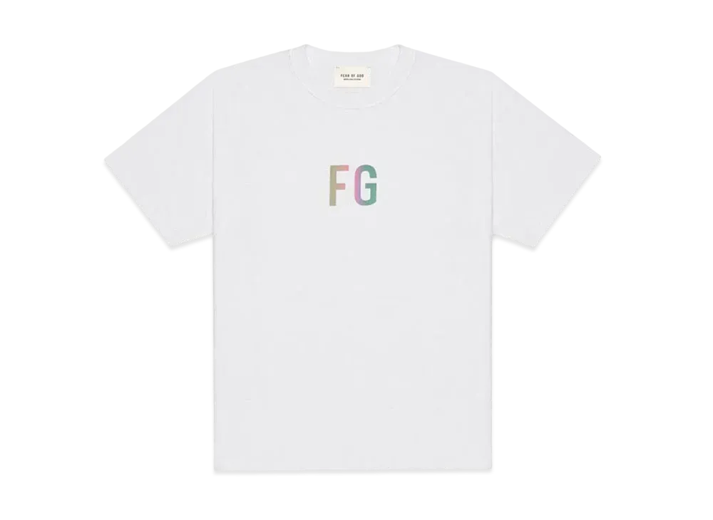 フィア オブ ゴッド スポーツ スリーブ "FG" Tシャツ "ホワイト"