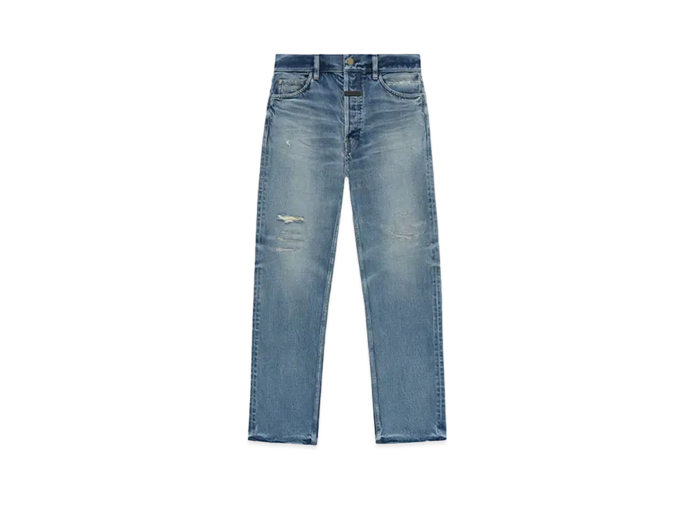 FEAR OF GOD ESSENTIALS Classic 5 Pocket "Medium Indigo"