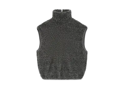 FEAR OF GOD ESSENTIALS Polar Fleece High Neck Muscle Tee "Vintage Black"