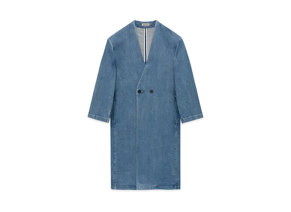 FEAR OF GOD ESSENTIALS Denim Duster "Medium Indigo"