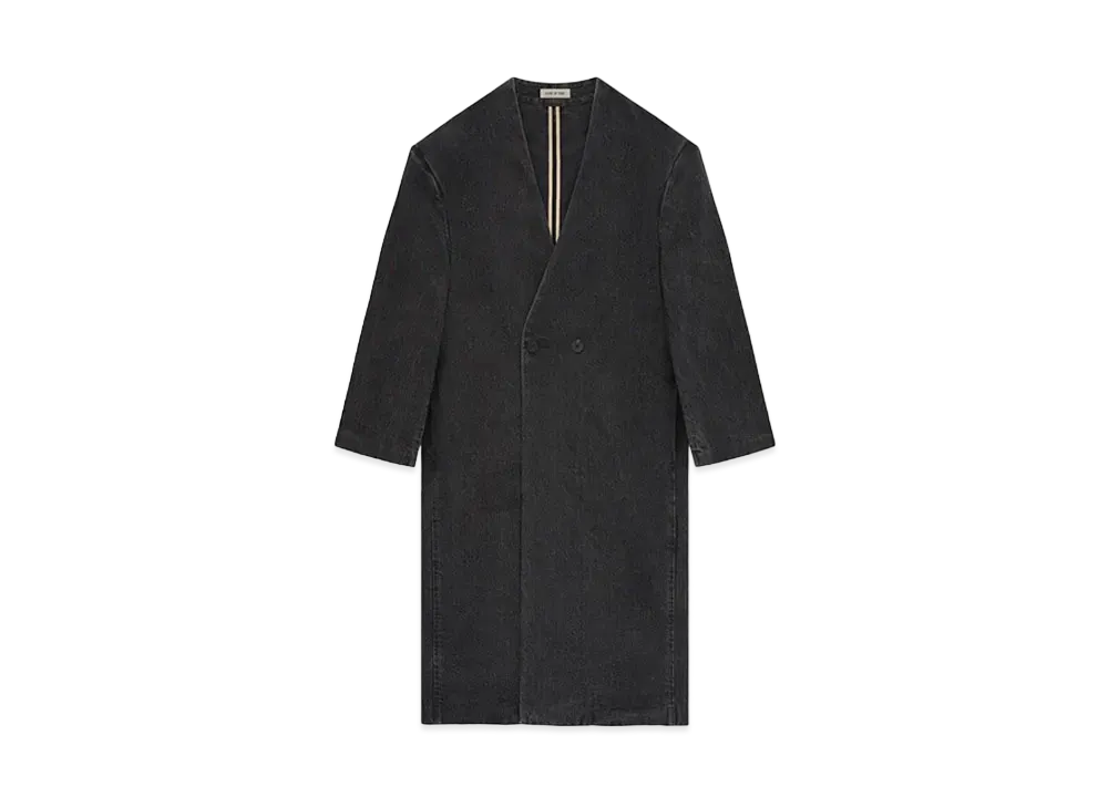 FEAR OF GOD ESSENTIALS Denim Duster "Vintage Black"