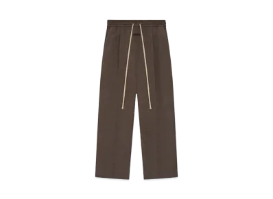 FEAR OF GOD ESSENTIALS Brushed Wool Cashmere Wide Leg Pants "Mocha"