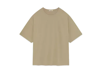 FEAR OF GOD ESSENTIALS Wool Crepe Double Layer Tee "Dune"