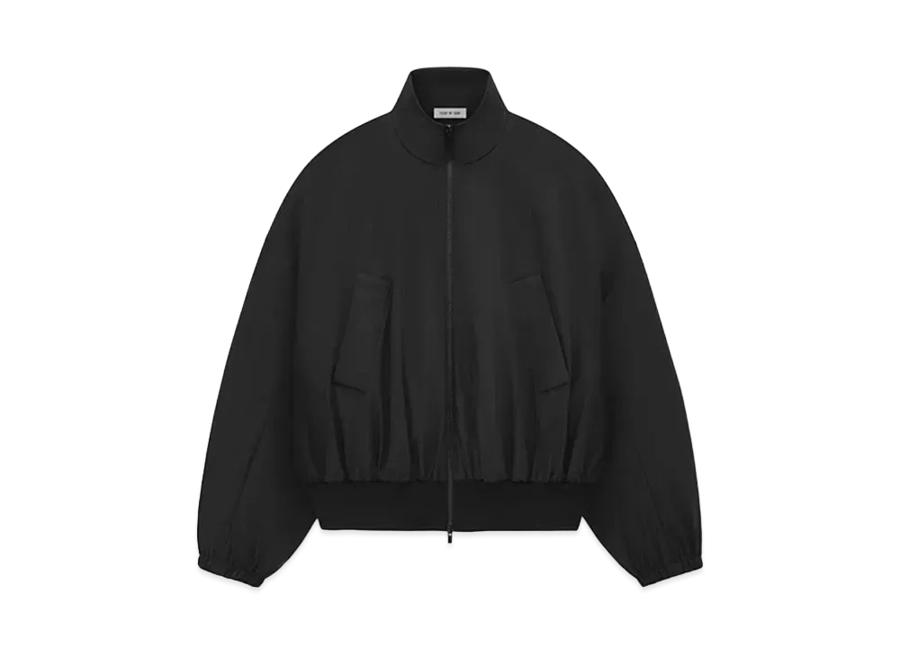 FEAR OF GOD ESSENTIALS Nylon Vented Track Jacket "Black"