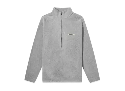 FEAR OF GOD ESSENTIALS Polar Fleece Half Zip Pullover Sweater "Grey"