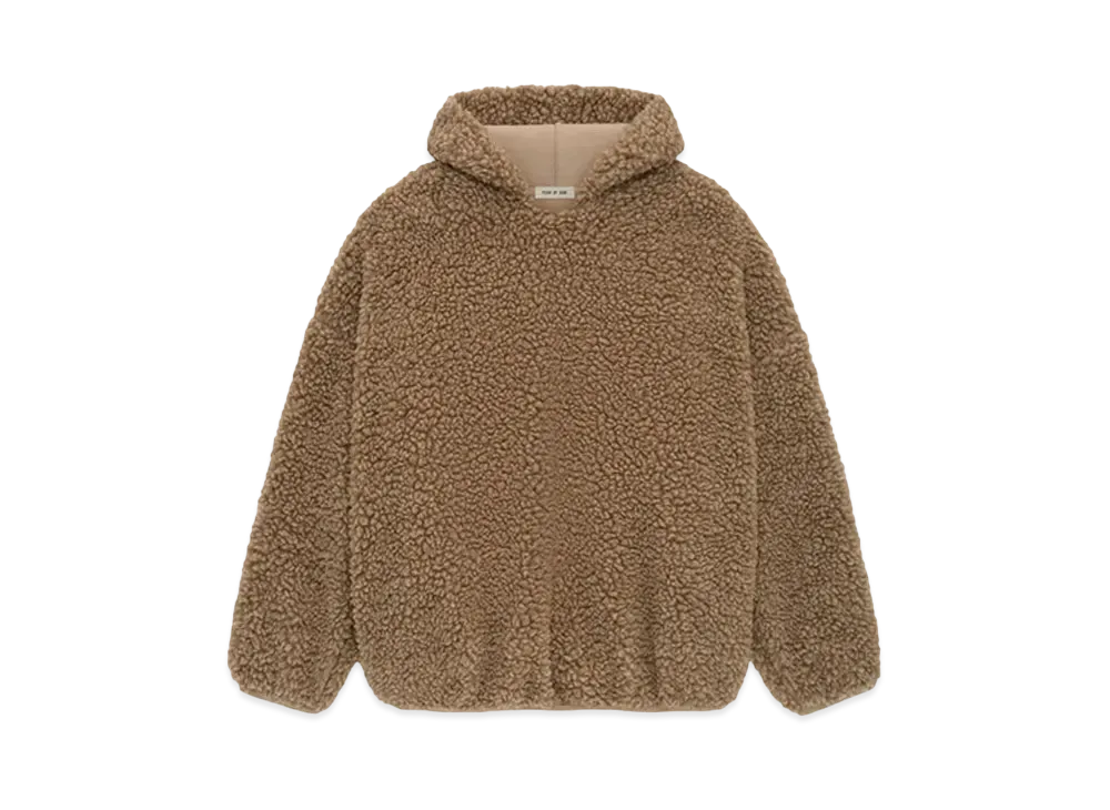 FEAR OF GOD ESSENTIALS Polar Fleece Hoodie "Dune"