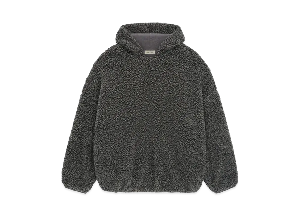 FEAR OF GOD ESSENTIALS Polar Fleece Hoodie "Vintage Black"