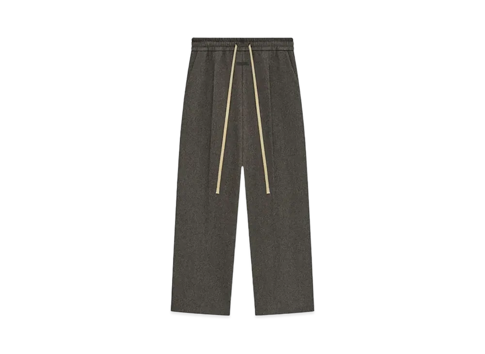 FEAR OF GOD ESSENTIALS Military Wool Wide Leg Pants "Dark Olive"