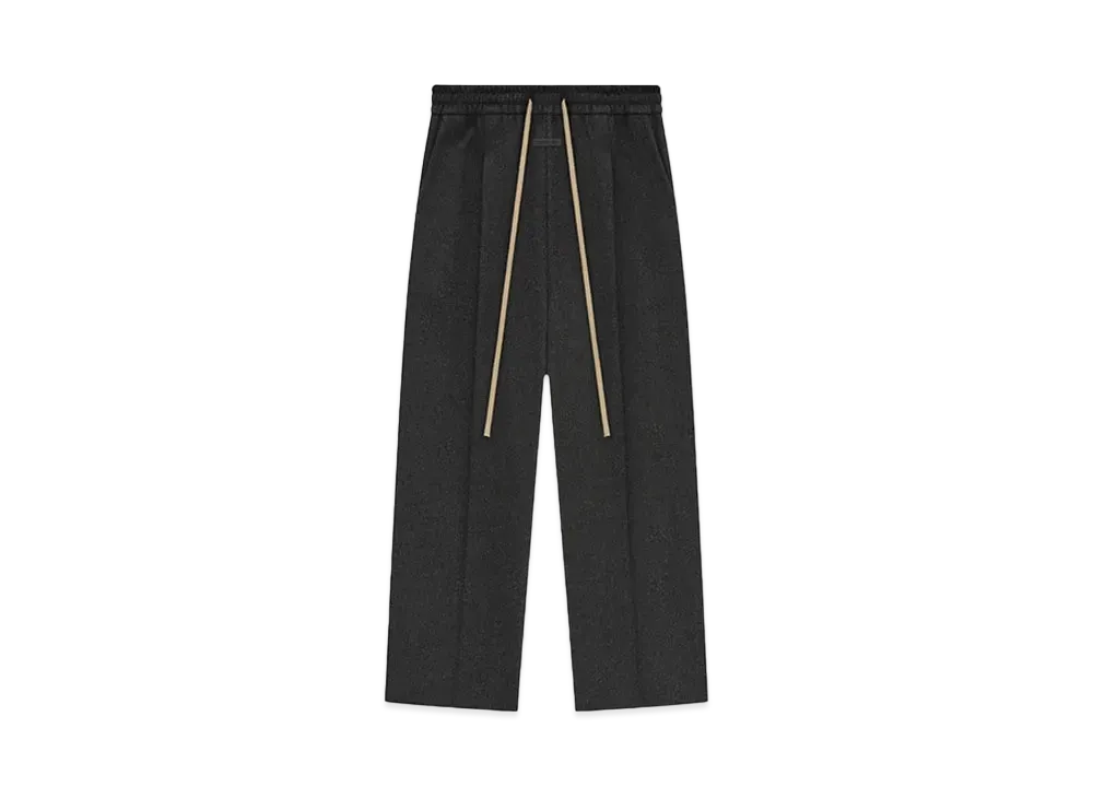 FEAR OF GOD ESSENTIALS Military Wool Wide Leg Pants "Melange Black"