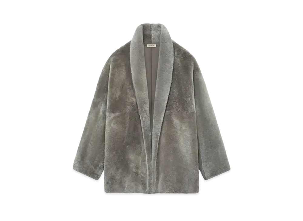 FEAR OF GOD ESSENTIALS Sherpa Shawl Collar Jacket "Paris Sky"