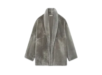FEAR OF GOD ESSENTIALS Sherpa Shawl Collar Jacket "Paris Sky"