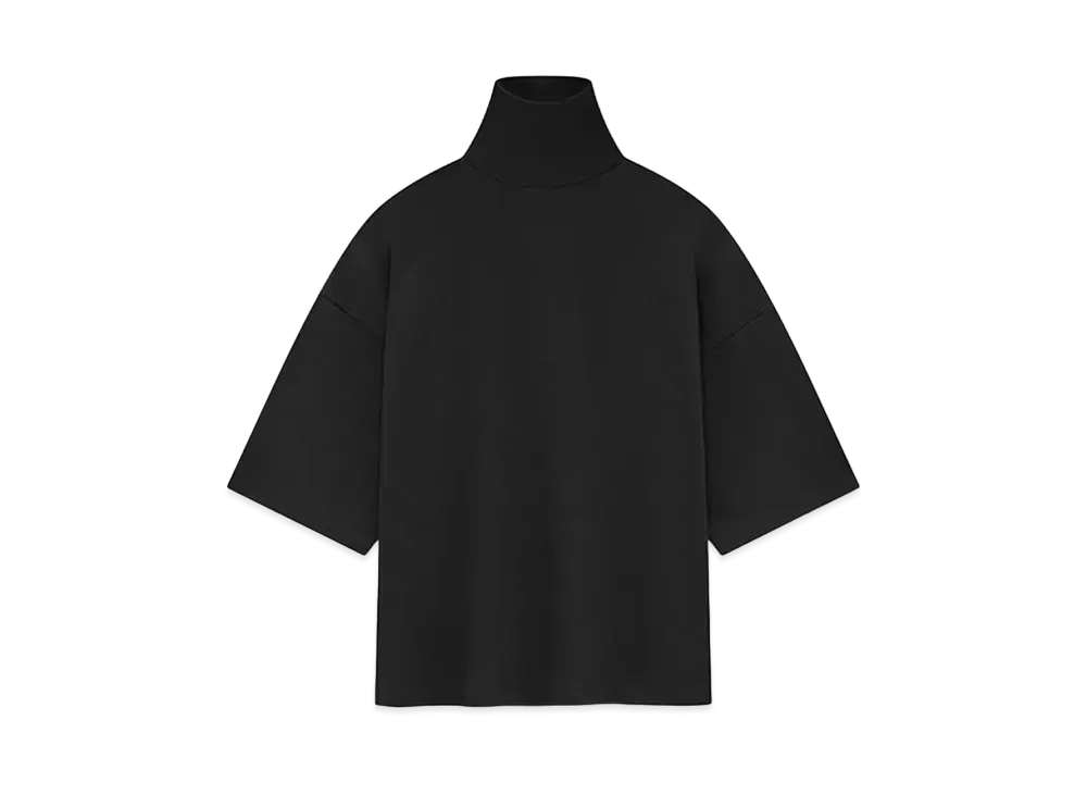 FEAR OF GOD ESSENTIALS Milano High Neck Tee "Black"