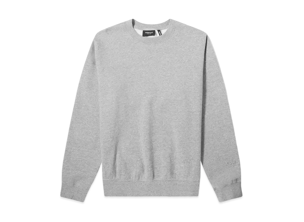 FEAR OF GOD ESSENTIALS 3M Logo Crewneck Sweatshirt "Grey"