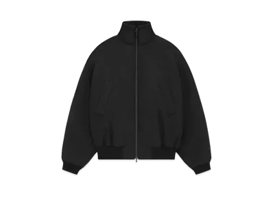 FEAR OF GOD ESSENTIALS Weighted Twill Bomber "Black"