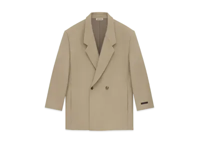FEAR OF GOD ESSENTIALS Weighted Twill Relaxed Blazer "Dune"