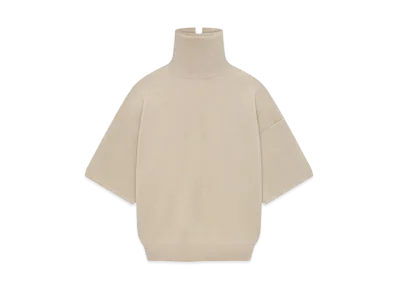 FEAR OF GOD ESSENTIALS Merino Knit High Neck Tee "Tan"