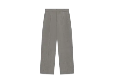 FEAR OF GOD ESSENTIALS Wool Canvas Wide Leg Trousers "Dark Heather Grey"