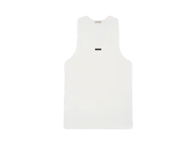 FEAR OF GOD ESSENTIALS Ribbed Tanktop "White"