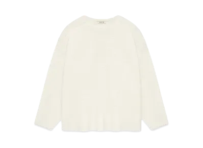 FEAR OF GOD ESSENTIALS Ottoman Straight Neck Sweater "Cream"