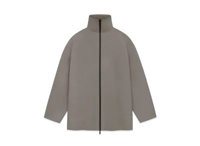 FEAR OF GOD ESSENTIALS Rubberized High Neck Jacket "Wood"