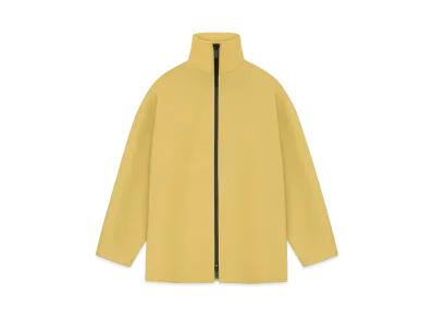 FEAR OF GOD ESSENTIALS Rubberized High Neck Jacket "Tuscan"