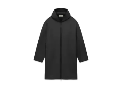 FEAR OF GOD ESSENTIALS Rubber Hooded Long Jacket "Black"