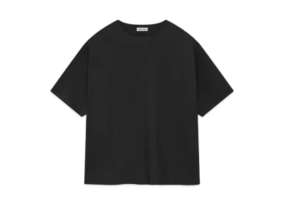 FEAR OF GOD ESSENTIALS Wool Mohair Relaxed Tee "Black"