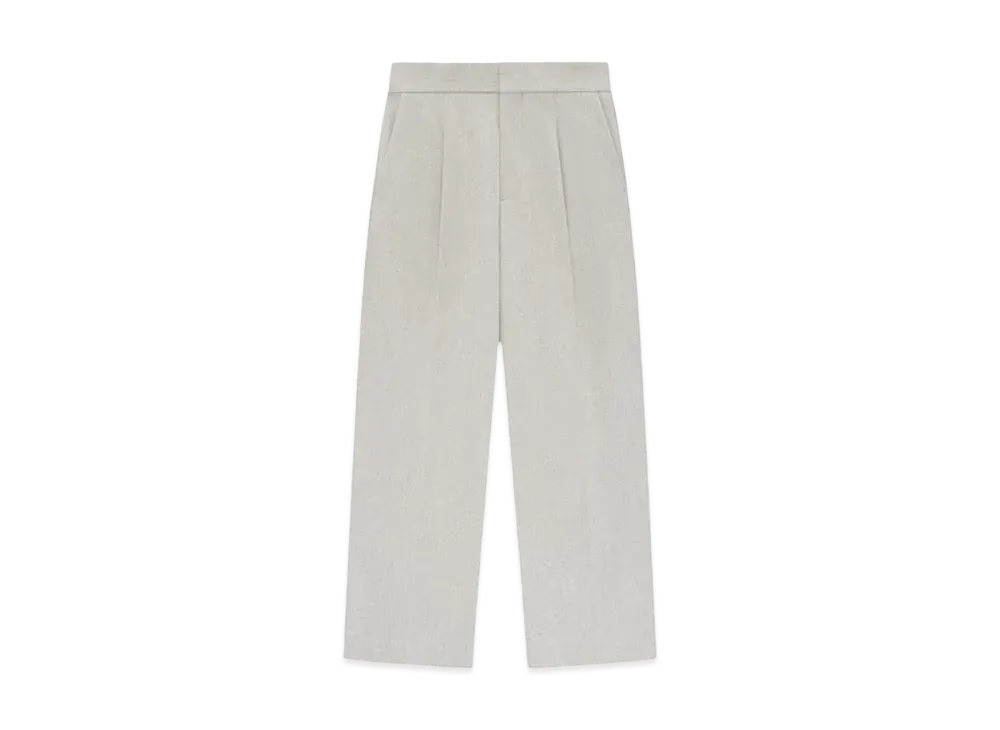 FEAR OF GOD Wool Flannel Wide Leg Trousers "Paris Sky"