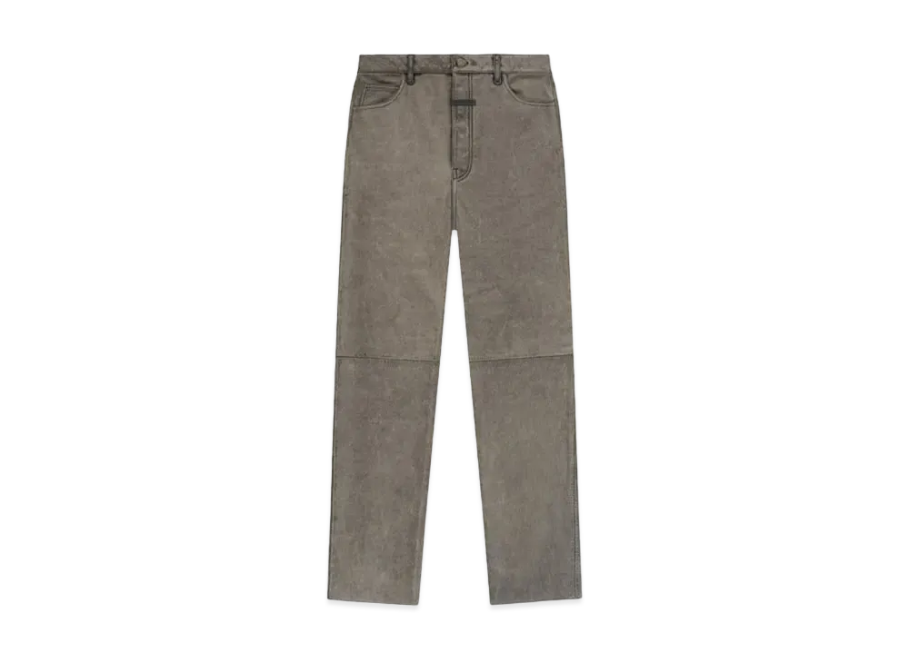 FEAR OF GOD Leather 5 Pocket Pants "Vintage Black"