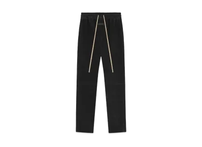 FEAR OF GOD Nubuck Leather Forum Pants "Black"