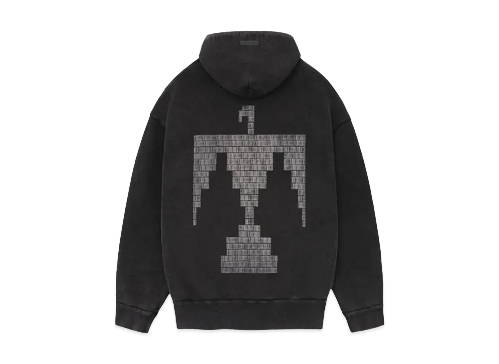 FEAR OF GOD French Terry Thunderbird Hoodie "Black/White"