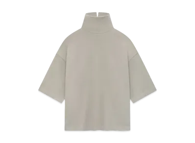 FEAR OF GOD Cotton Wool High Neck Short Sleeve Shirt "Paris Sky"