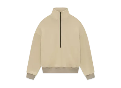 FEAR OF GOD Fleece Half Zip Mockneck "Dune"
