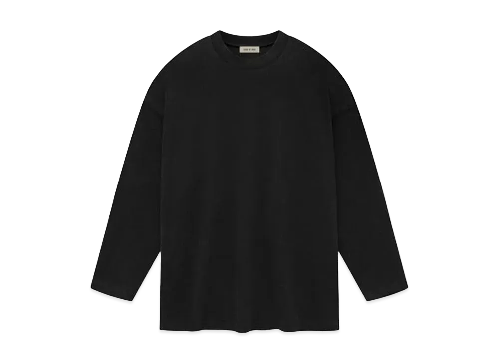 FEAR OF GOD Cotton Long Sleeve Tee "Black"