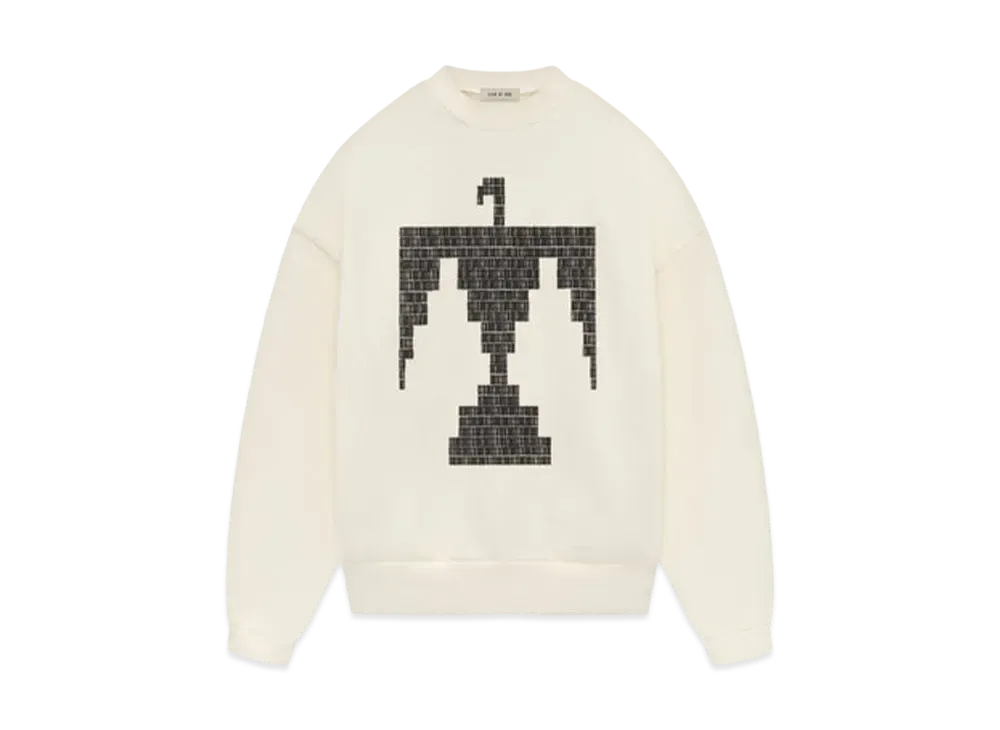 FEAR OF GOD Thunderbird Crewneck Sweatshirt "Cream"