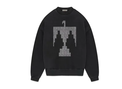 FEAR OF GOD Thunderbird Crewneck Sweatshirt "Black"