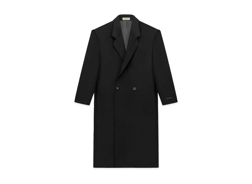 FEAR OF GOD Wool Gabardine Classic Overcoat "Black"