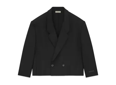 FEAR OF GOD Wool Gabardine Cropped Blazer "Black"