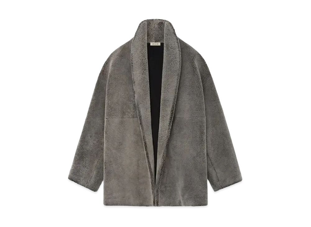 FEAR OF GOD Sherpa Shawl Collar Jacke "Vintage Black"