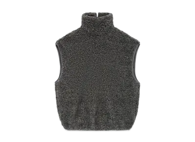 FEAR OF GOD Polar Fleece High Neck Muscle Tee "Vintage Black"