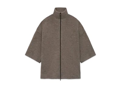 FEAR OF GOD Boiled Wool Short Sleeve Jacket "Wood"