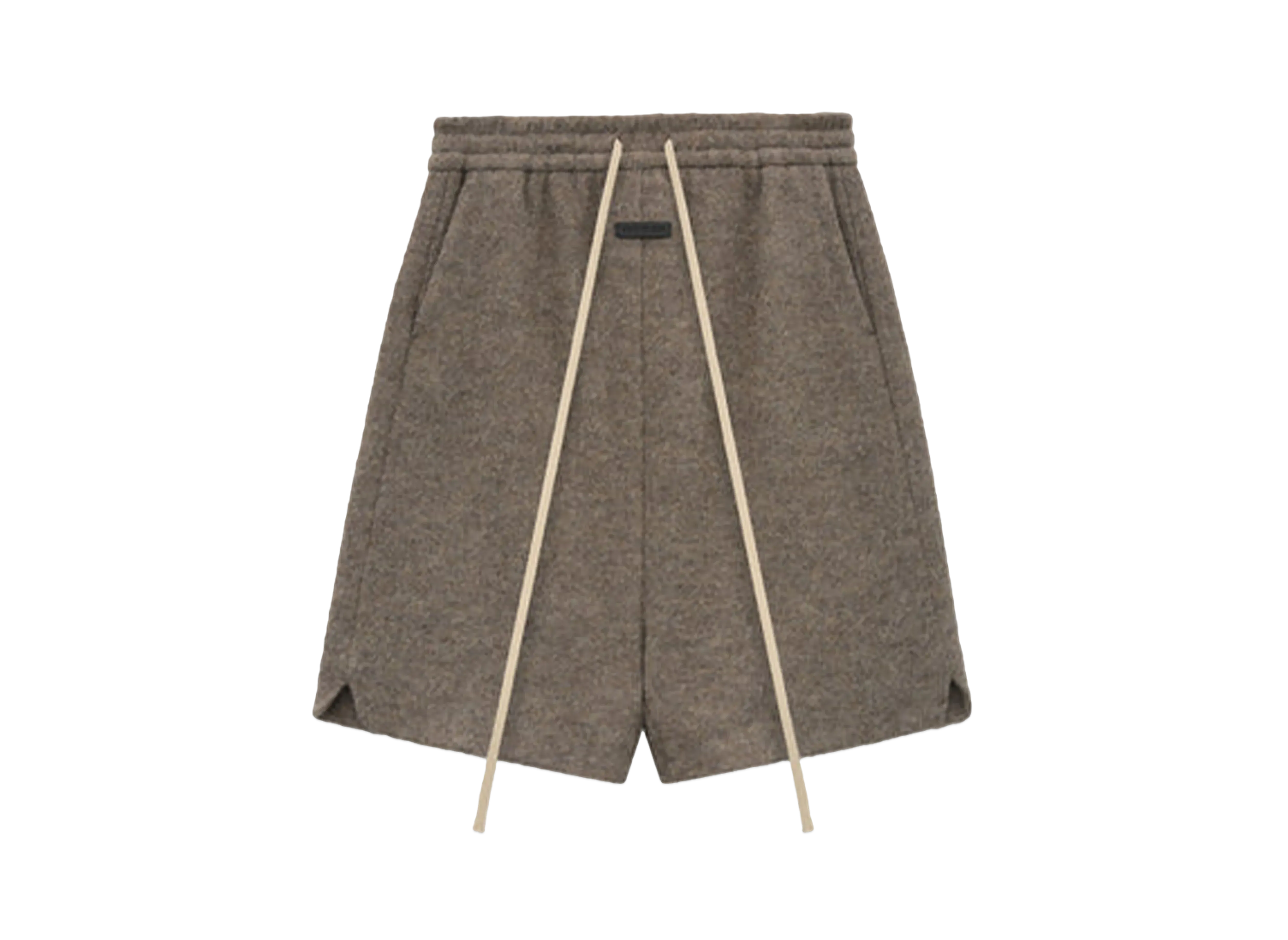 FEAR OF GOD Boiled Wool Relaxed Shorts "Wood"