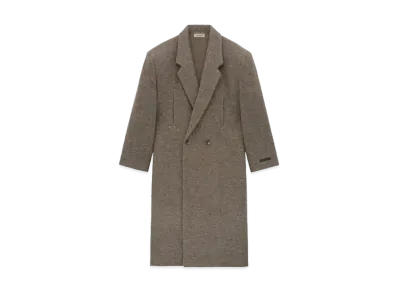 FEAR OF GOD Boiled Wool Relaxed Overcoat "Wood"