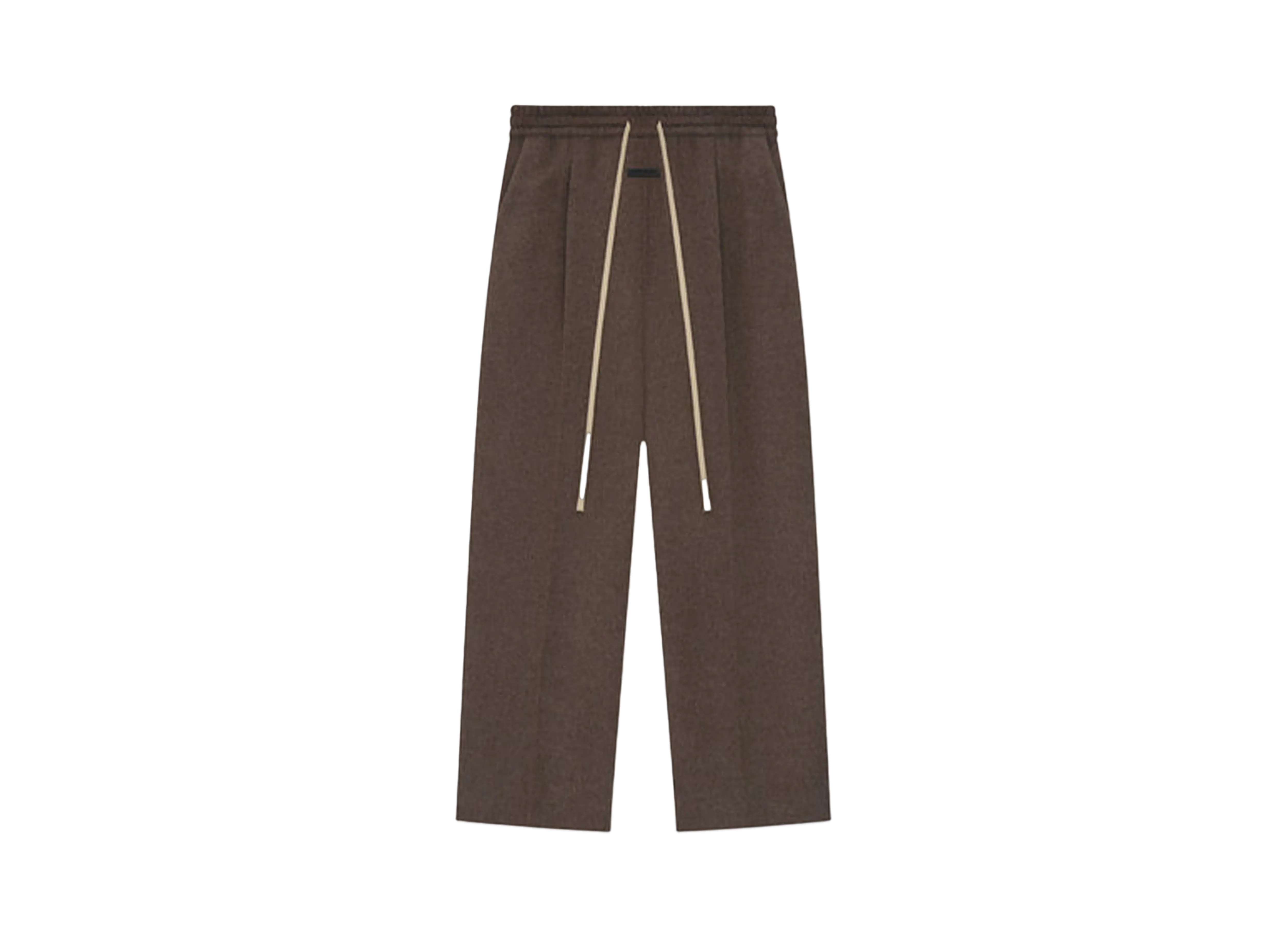 FEAR OF GOD Brushed Wool Cashmere Wide Leg Pants "Mocha"