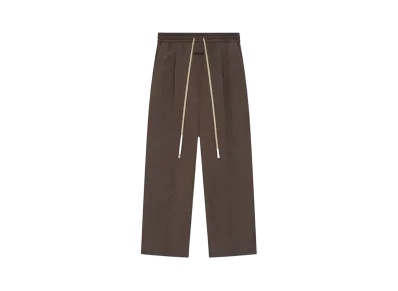 FEAR OF GOD Brushed Wool Cashmere Wide Leg Pants "Mocha"