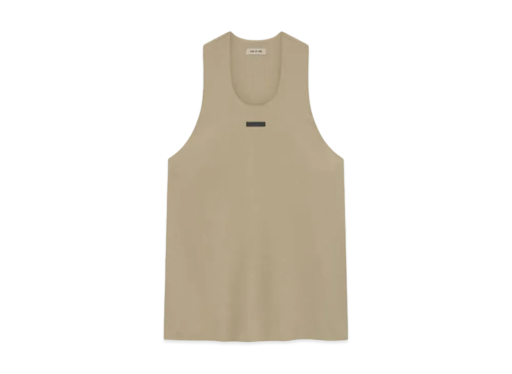 FEAR OF GOD Wool Double Layer Tank Top "Dune"