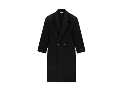 FEAR OF GOD Boiled Wool Relaxed Overcoat "Black"