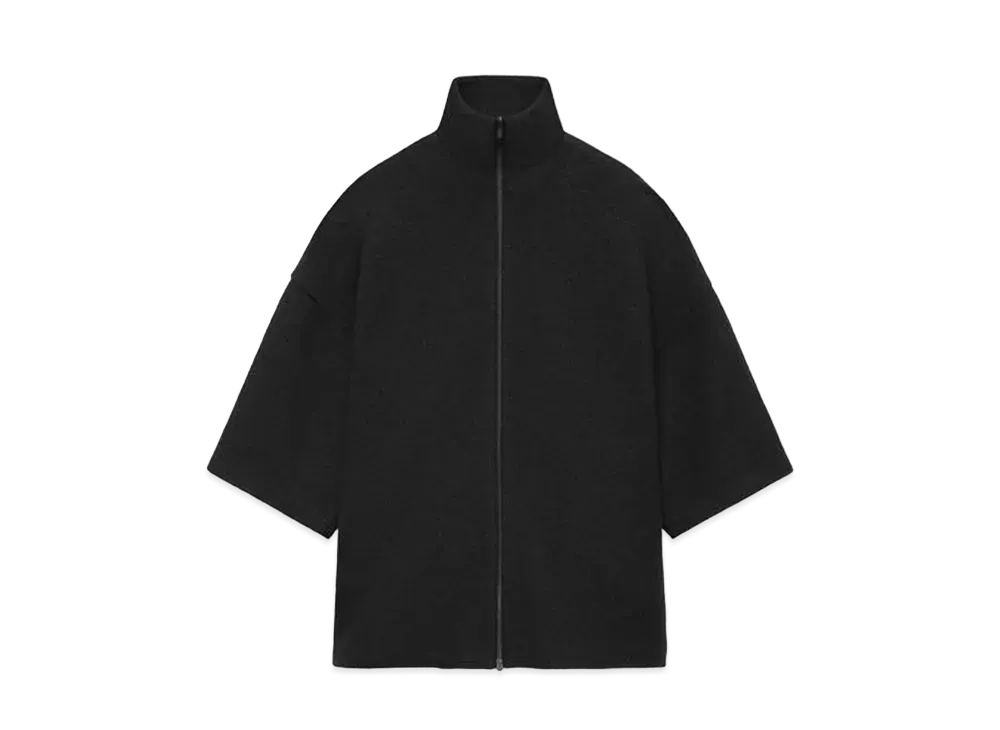 FEAR OF GOD Boiled Wool Short Sleeve Jacket "Black"