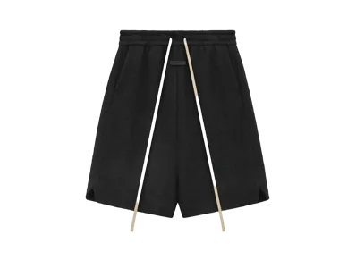 FEAR OF GOD Boiled Wool Relaxed Shorts "Black"