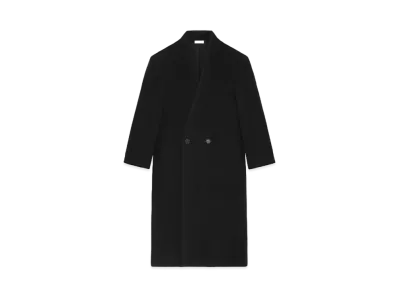 FEAR OF GOD Alpaca Herringbone Lapelless Coat "Black"